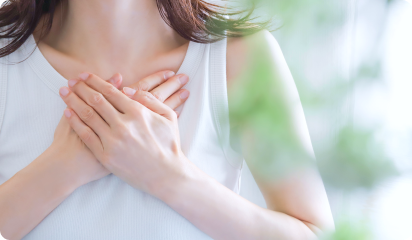 心のざわつきが減り安定感が増すイメージ