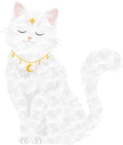 悩みに寄り添う猫のイラスト